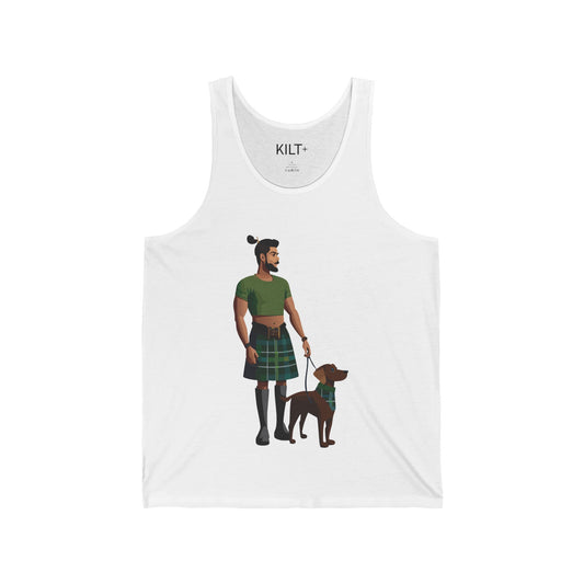 Human's Best Friend Tank Top - Green