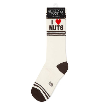 I ❤️ Nuts Gym Crew Socks