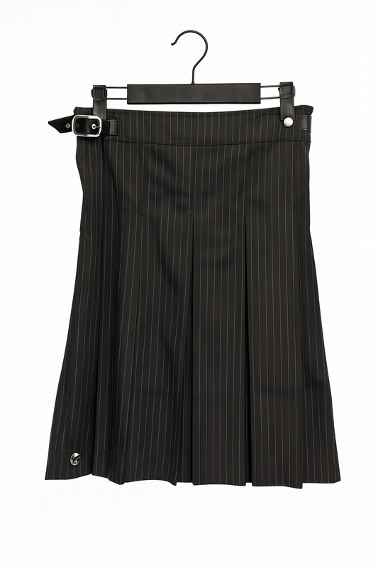 Highlands Black Pinstripes