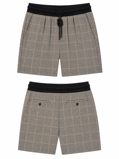 Pleated shorts