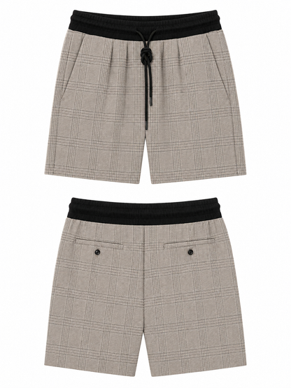 Pleated shorts