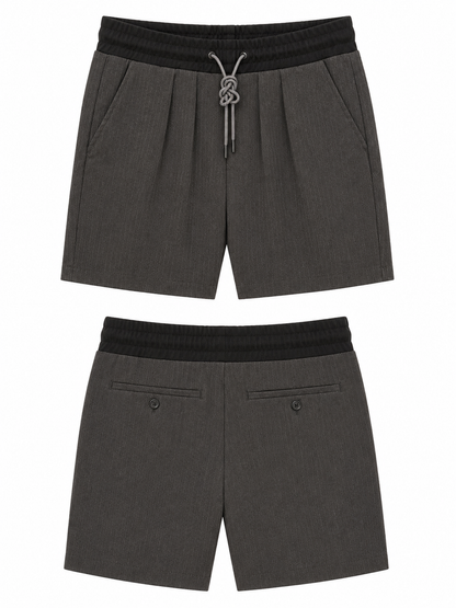 Pleated shorts