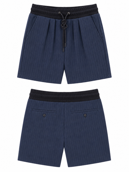 Pleated shorts