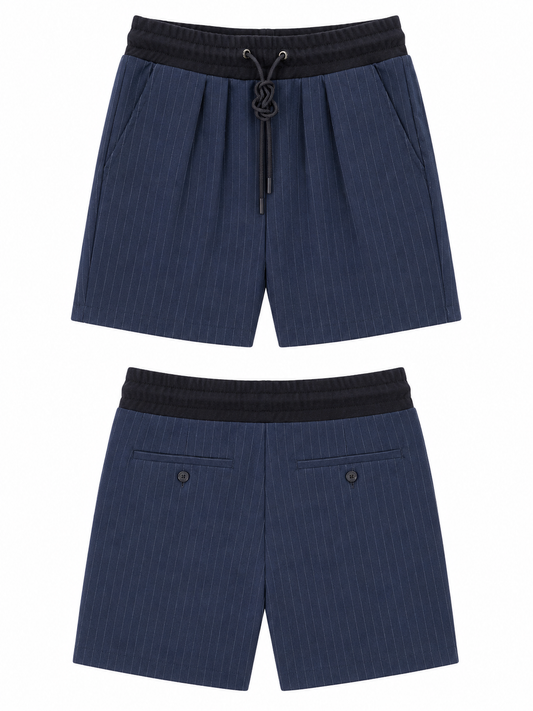 Pleated shorts